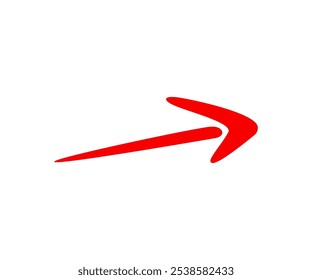 Red arrow icon on white background. Red arrow icon. Arrow icon for your web site design, logo, app, UI. Arrow indicated the direction symbol.

