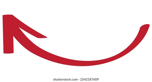 red arrow icon on a white background, arrow icon for website design, logo, ui, info, app, arrow sign vector illustration