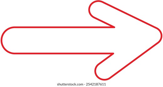 red arrow icon on a white background, arrow icon for website design, logo, ui, info, app, arrow sign vector illustration