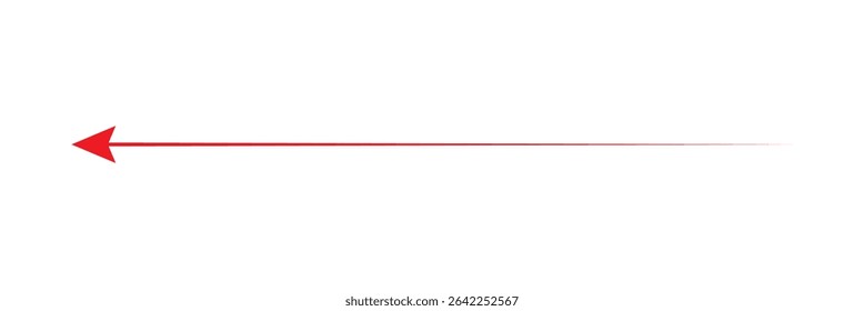 red arrow icon on white background. flat style. arrow icon for your web site design, logo, app, UI. arrow indicated the direction symbol. curved arrow sign.
