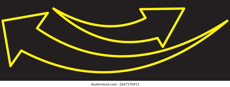 Red arrow icon on white background. Double two side arrow icon symbol. Curved arrows. Dual semi circle arrow. Curved arrow pointing. vector illustrator. - Powered by Shutterstock - Get 15% off with code: PIKWIZARD15