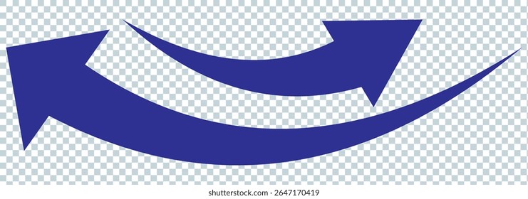 Red arrow icon on white background. Double two side arrow icon symbol. Curved arrows. Dual semi circle arrow. Curved arrow pointing. vector illustrator. - Powered by Shutterstock - Get 15% off with code: PIKWIZARD15