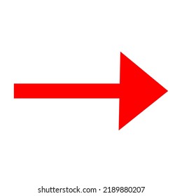 Red Arrow icon. Arrow symbol. Arrow icon for your web design