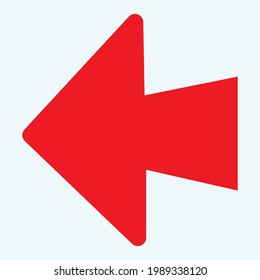 Red arrow icon vector EPS- 10