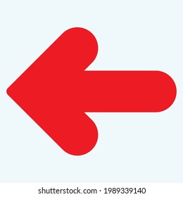 Red arrow icon vector EPS- 10