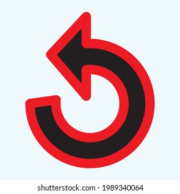 EPS vectorial de icono de flecha roja - 10