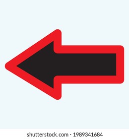 Red arrow icon vector EPS- 10