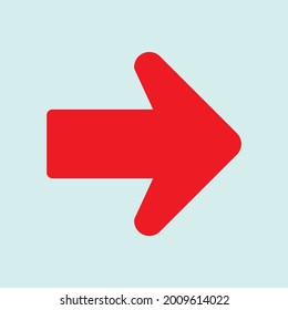 Red arrow icon vector EPS- 10