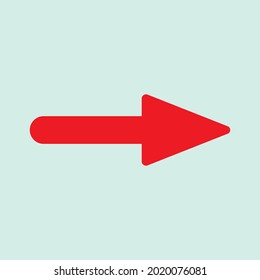 Red arrow icon vector EPS- 10