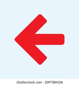 Red arrow icon vector EPS- 10