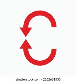 Red arrow icon vector EPS- 10