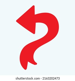 Red arrow icon vector EPS- 10