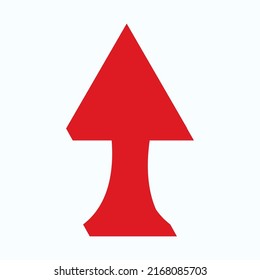 Red arrow icon vector EPS- 10