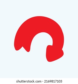 Red arrow icon vector EPS- 10