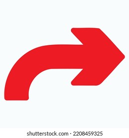 Red arrow icon vector EPS- 10