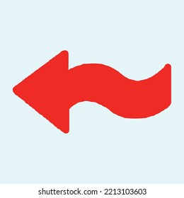 Red arrow icon vector EPS- 10