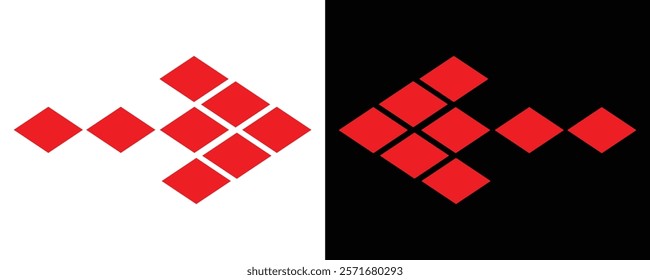 Red Arrow Icon Vector Illustration Design-Vector 10 eps.