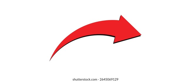 red arrow isolated on white background - Powered by Shutterstock - Get 15% off with code: PIKWIZARD15