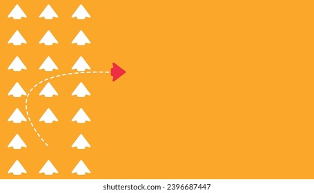 red arrow leads other schools.
The idea of ​​leadership, the idea of ​​thinking differently.