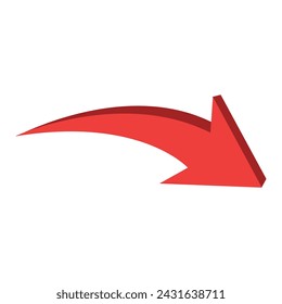 Red Arrow Left Direction Icon on a Transparent Background, arrow icon Illustration Vector for your web site design. Arrow indicated the direction symbol. Vector illustration. Eps file 650.