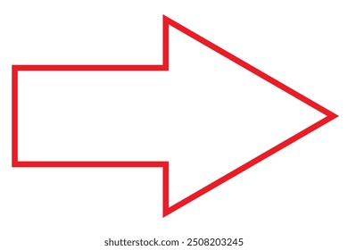Icono rojo de la flecha izquierda sobre fondo blanco