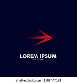 red arrow logo icon for business company