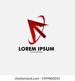 Red Arrow logo icon for sport team or business company