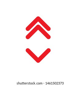 Red Arrow Logo Vector Illustration