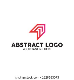 red arrow logo vector illustration