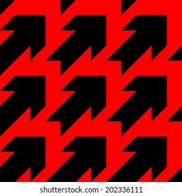 Red arrow pattern