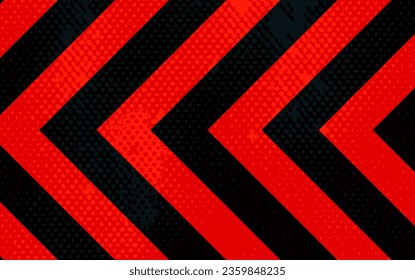 red arrow shape background for sports banner design with noise texture	