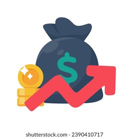 Flecha roja con concepto de deducción de impuestos antes de pagar impuestos. Ilustración vectorial.