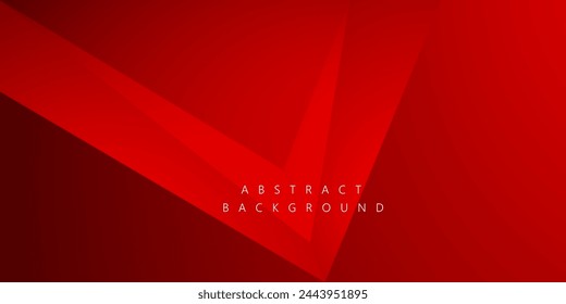 Red arrow vector background for corporate concept, template, poster, brochure, website, flyer design. Vector illustration