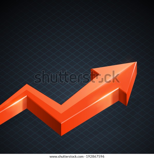 Red Arrow Vector Illustration Stock Vector (Royalty Free) 192867596 ...