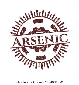 Red Arsenic with rubber seal texture
