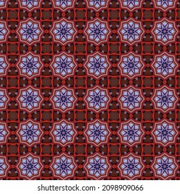 Red art pattern, geometric, abstract, seamless, paisley, fabric, vector and artistic texture design. culture, islamic, african, chinese, japanese, indian and kashmiri background