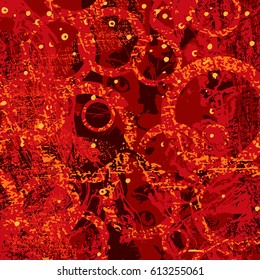 red artistic neo-grunge style abstract backgrounds, made with hand drawn textures and brushes