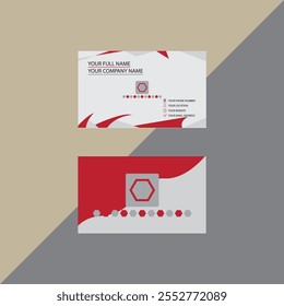 O Red Ash Color Visiting Card.eps é um design visualmente impressionante, mas discreto, que combina estética moderna com elegância profissional. A placa possui uma cor de cinza vermelha sofisticada: uma 