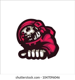 Red Astronot E Sport Logo