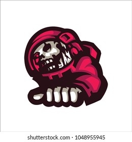 Red Astronot E Sport Logo