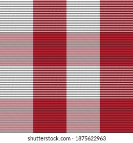 Red Asymmetric Plaid textured seamless pattern suitable for fashion textiles and graphics