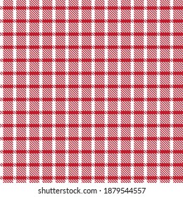 Red Asymmetric Plaid textured seamless pattern suitable for fashion textiles and graphics