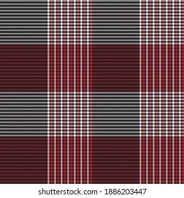 Red Asymmetric Plaid textured seamless pattern suitable for fashion textiles and graphics