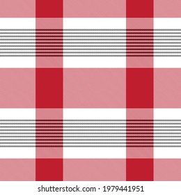 Red Asymmetric Plaid textured seamless pattern suitable for fashion textiles and graphics