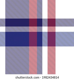 Red Asymmetric Plaid textured seamless pattern suitable for fashion textiles and graphics