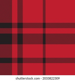 Red Asymmetric Plaid textured seamless pattern suitable for fashion textiles and graphics