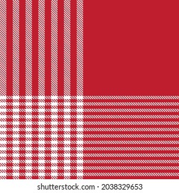 Red Asymmetric Plaid textured seamless pattern suitable for fashion textiles and graphics
