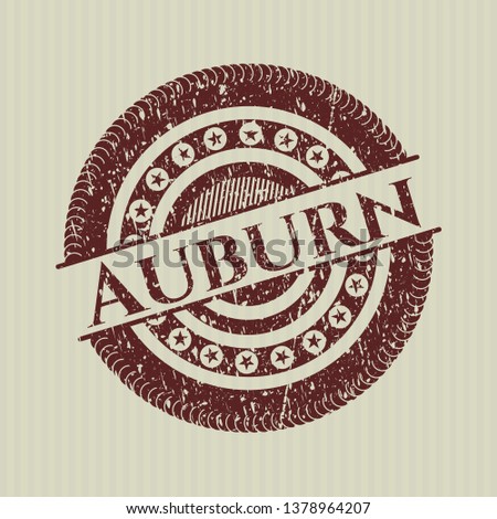 Red Auburn rubber seal