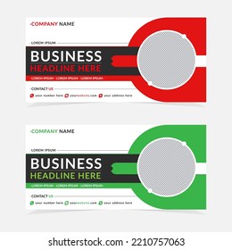 Diseño de plantillas de banners rojas alucinantes y profesionales