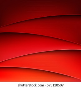 Red Backgrop With Gradient Mesh, Vector Illustration